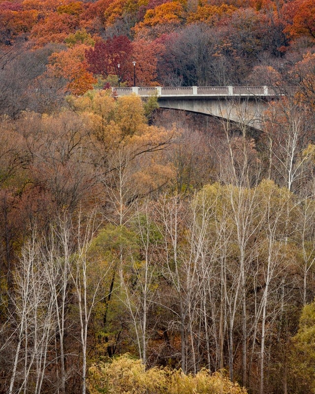 Bridge over the Don River Trail, one of the best hikes near Toronto