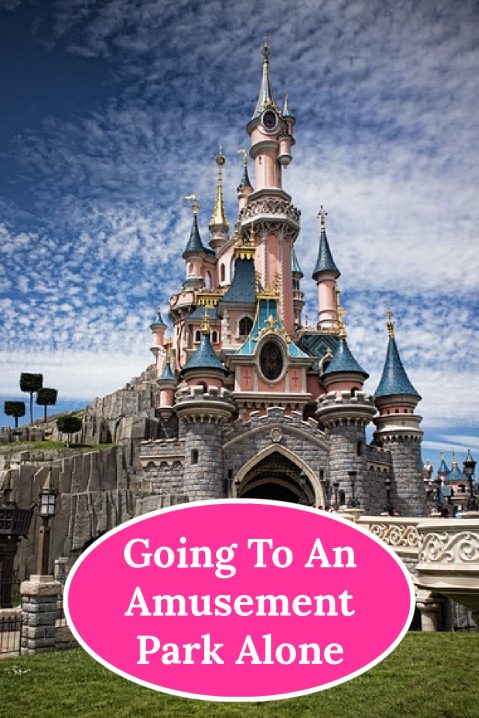 going to an amusement park alone