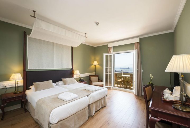 A doubleroom at The Rock Hotel in Gibraltar.