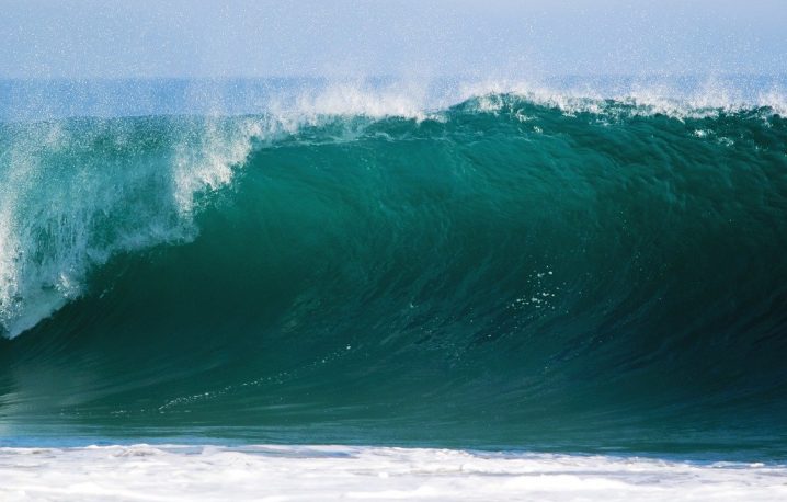 Big wave at Sumba Island, Indonesia